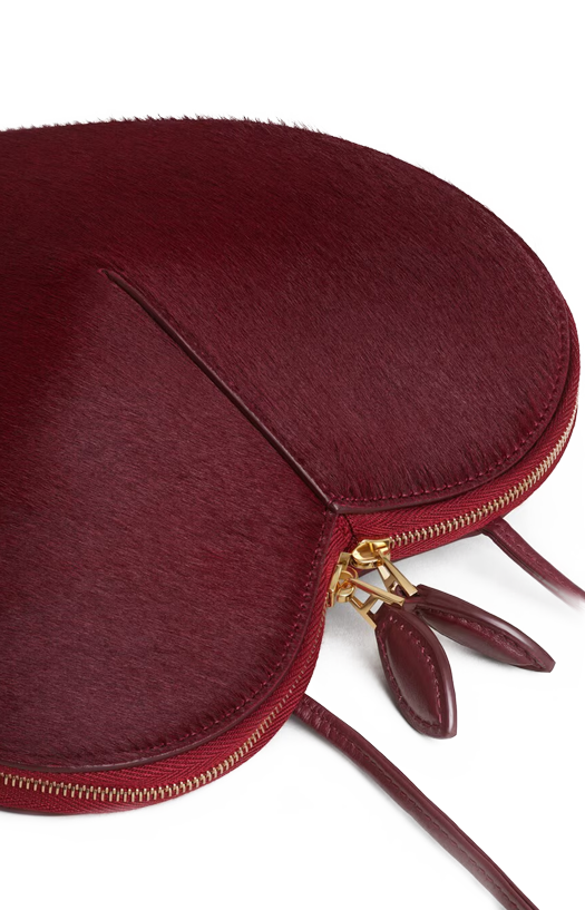 Le Coeur Bi-Material Bag in Haircalf
