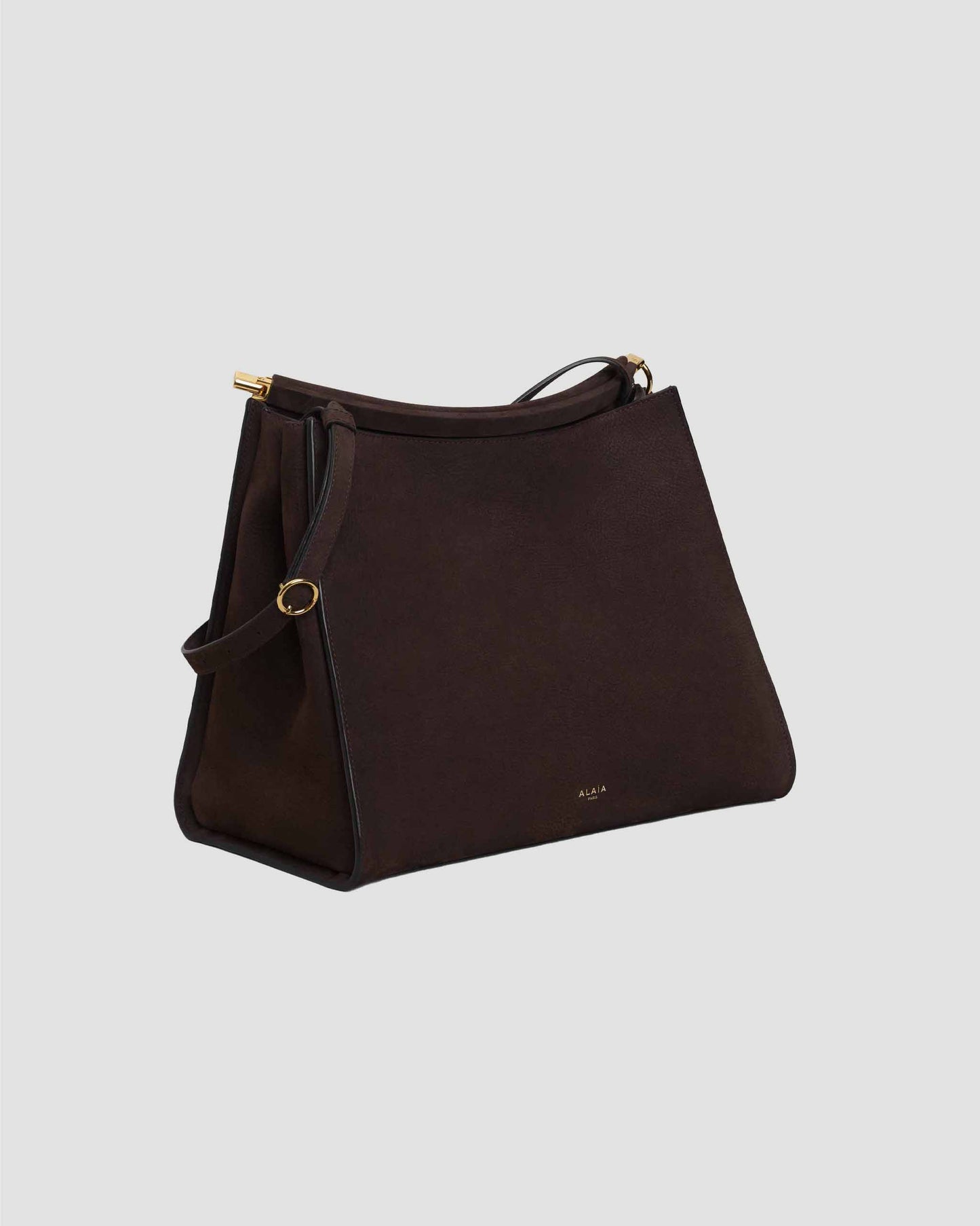 LE CLICK MEDIUM SQUARE BAG IN NUBUCK