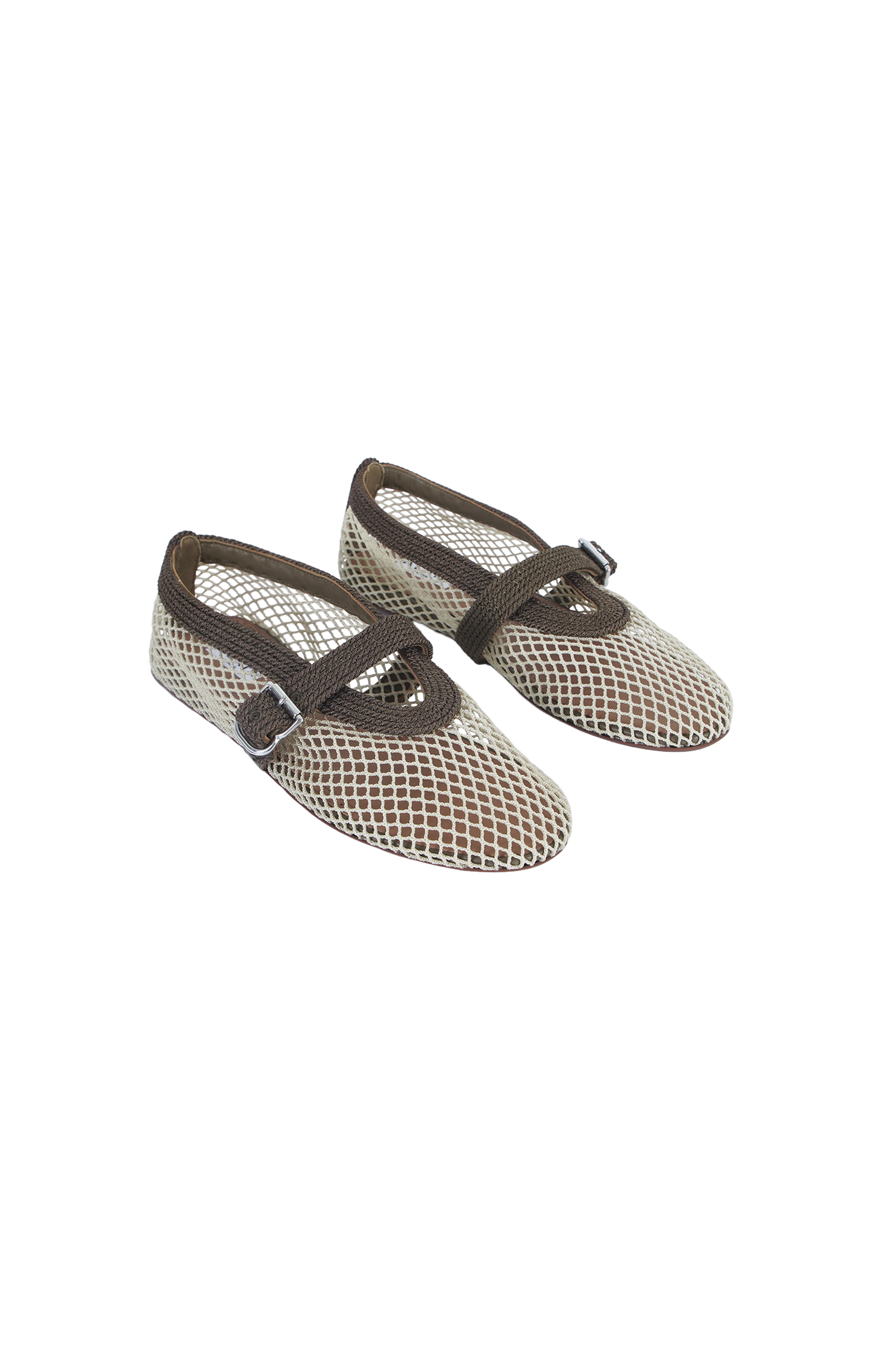 Ballet Flats in Fishnet