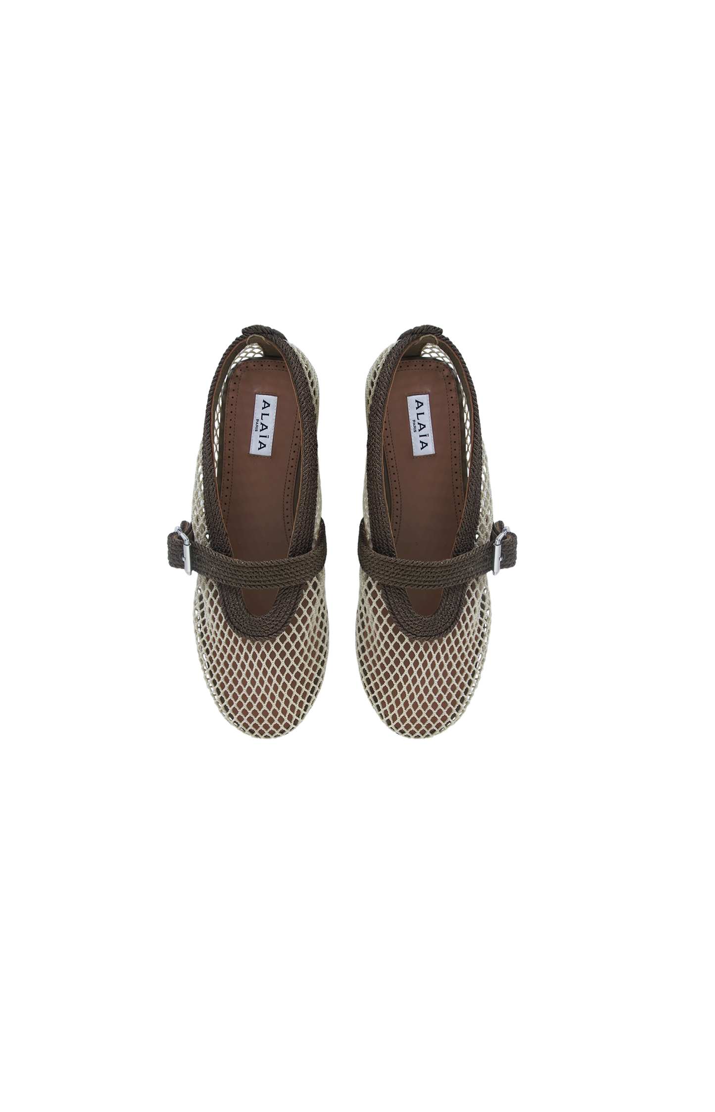 Ballet Flats in Fishnet