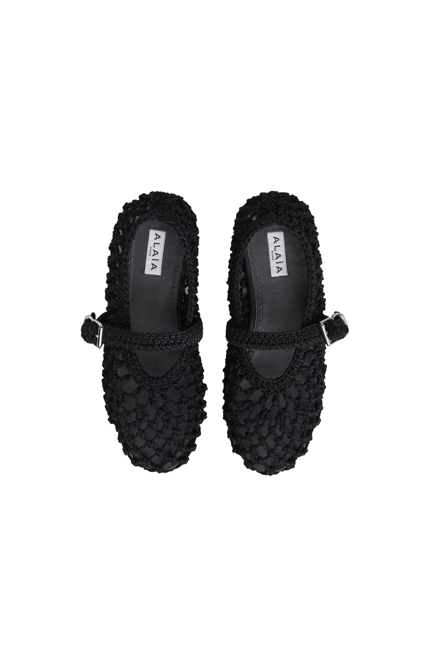 Ballet Flats in Satin Cord
