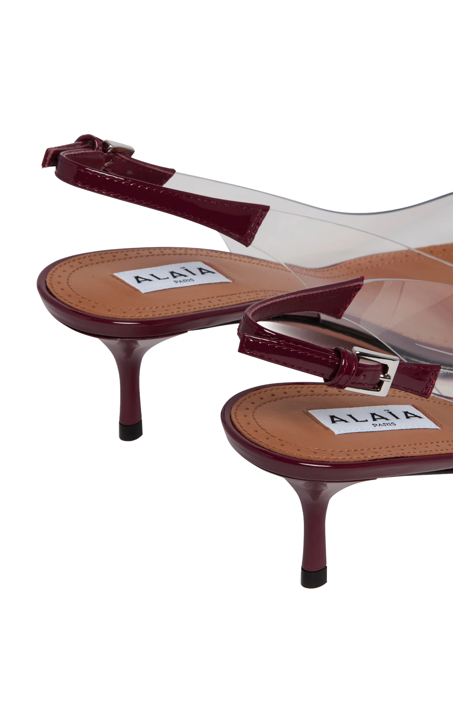 Burgundy Le Coeur Slingbacks