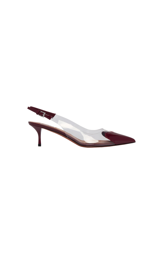 Burgundy Le Coeur Slingbacks