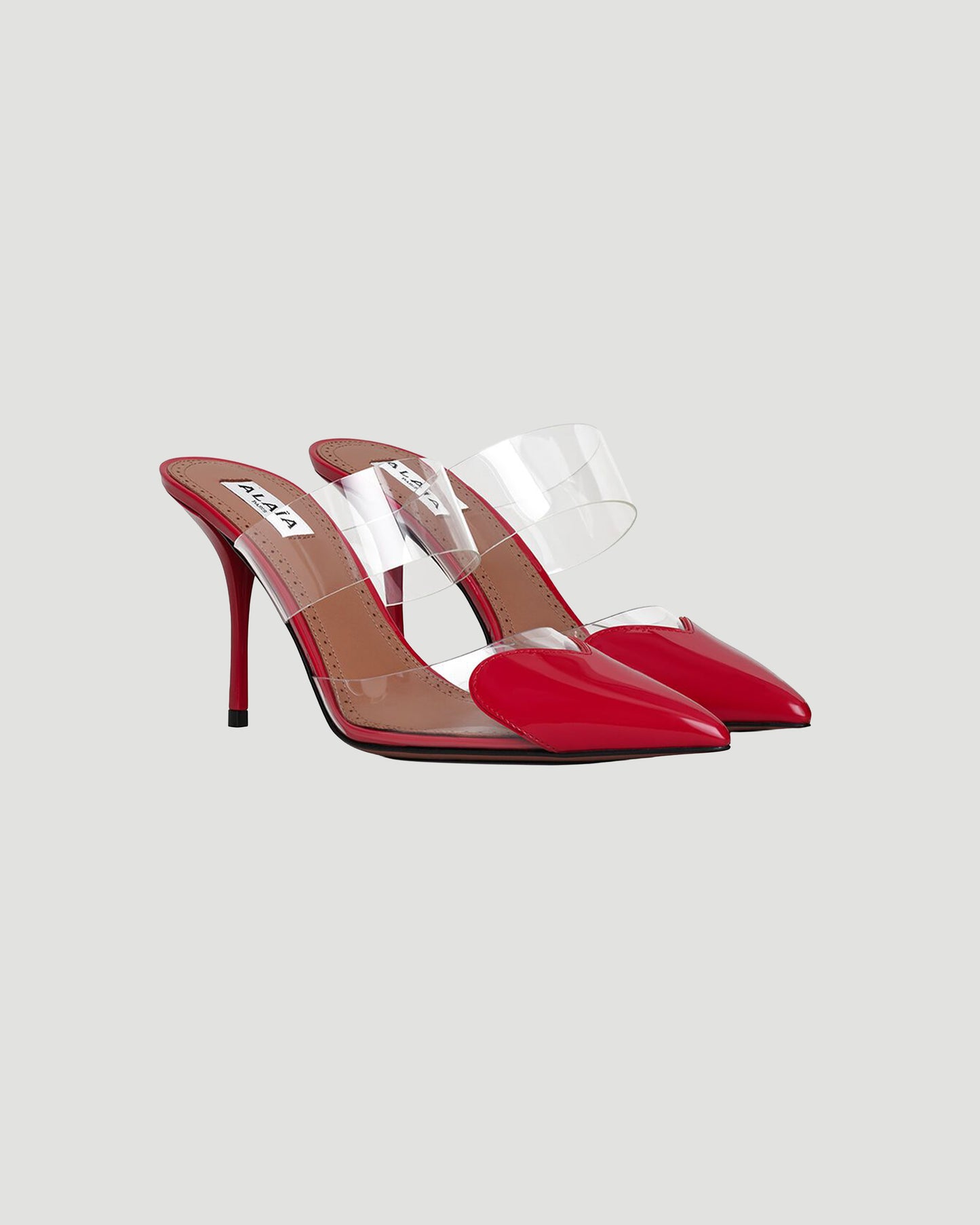 Le Coeur Mules in Patent Leather