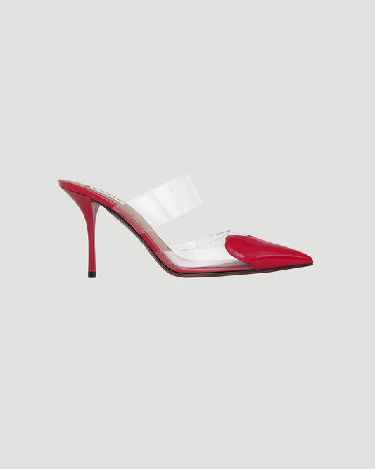 Le Coeur Mules in Patent Leather