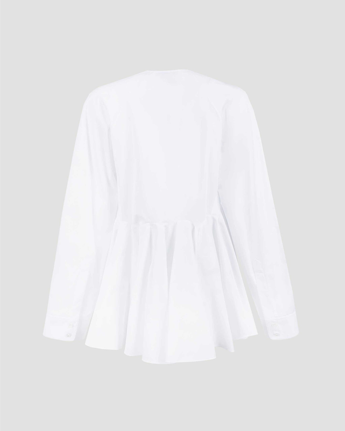 COTTON POPLIN BLOUSE