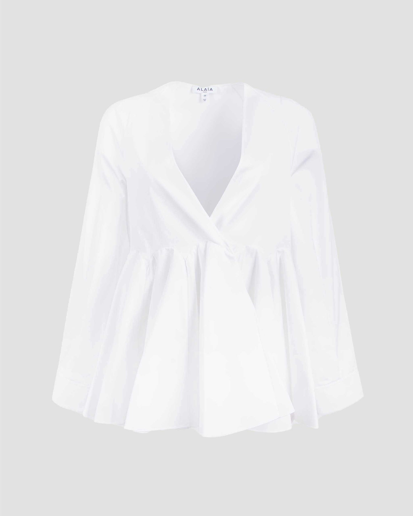 COTTON POPLIN BLOUSE