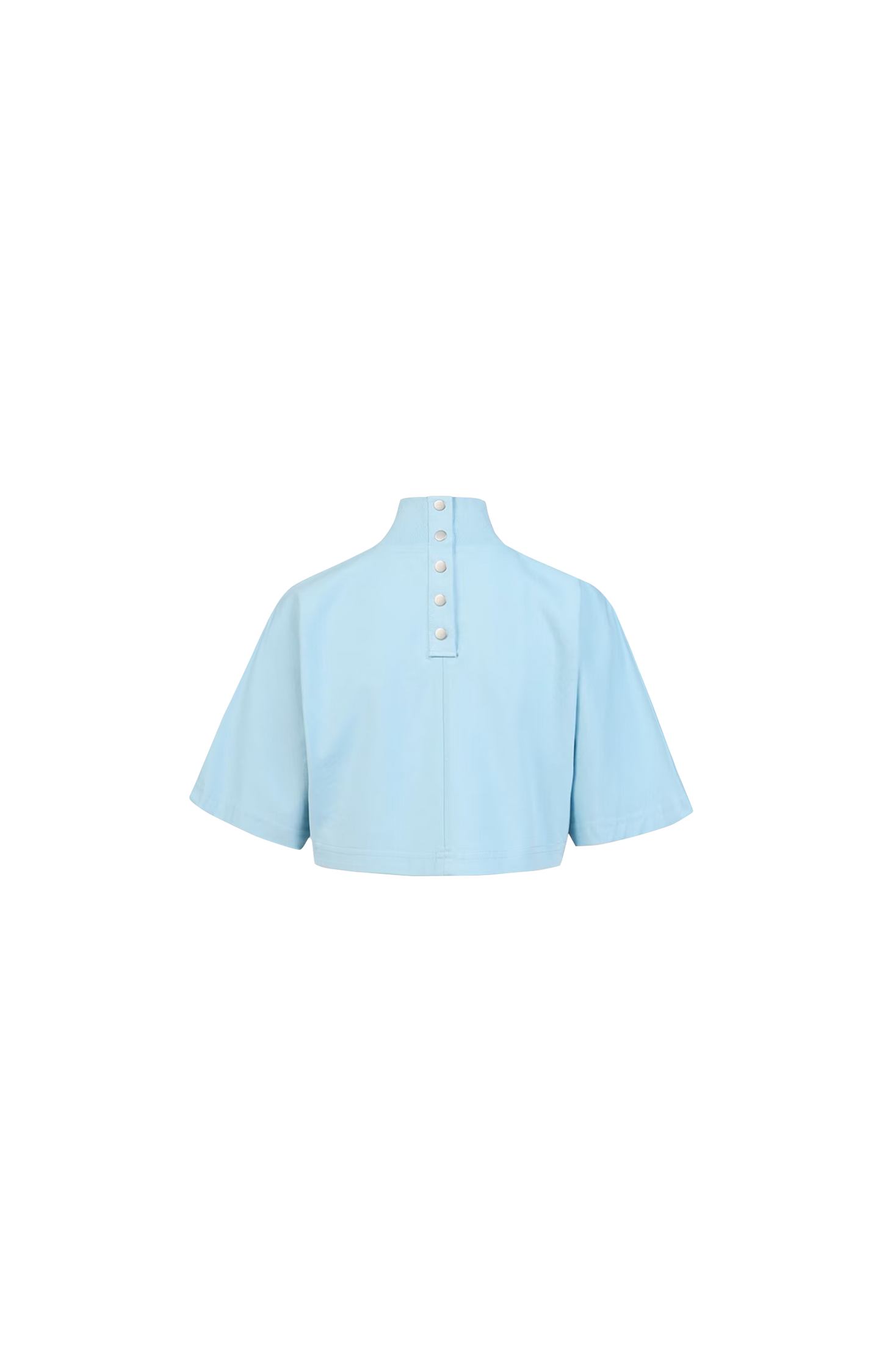 Alaïa Cropped Cotton Jersey T-Shirt