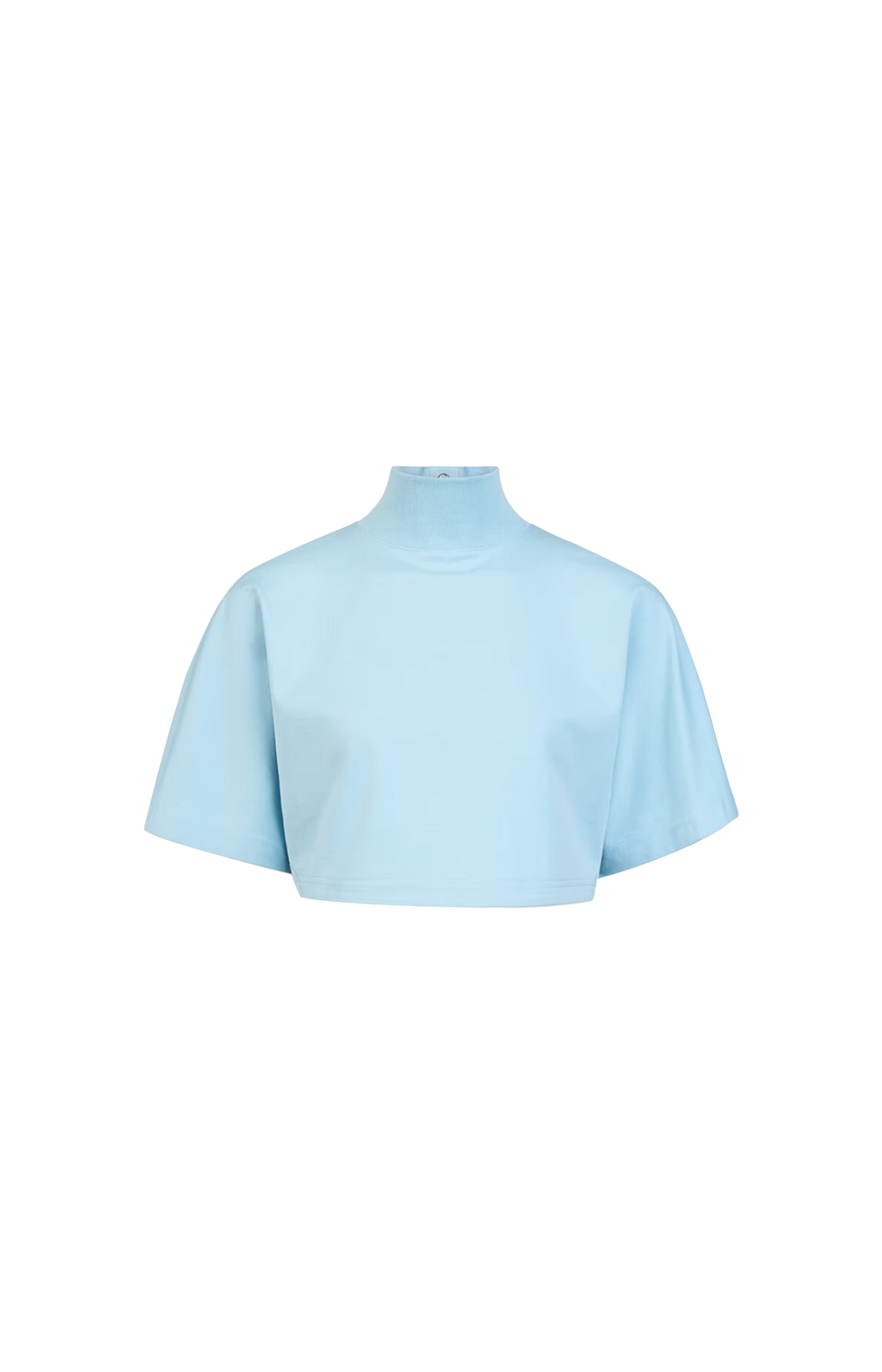 Alaïa Cropped Cotton Jersey T-Shirt