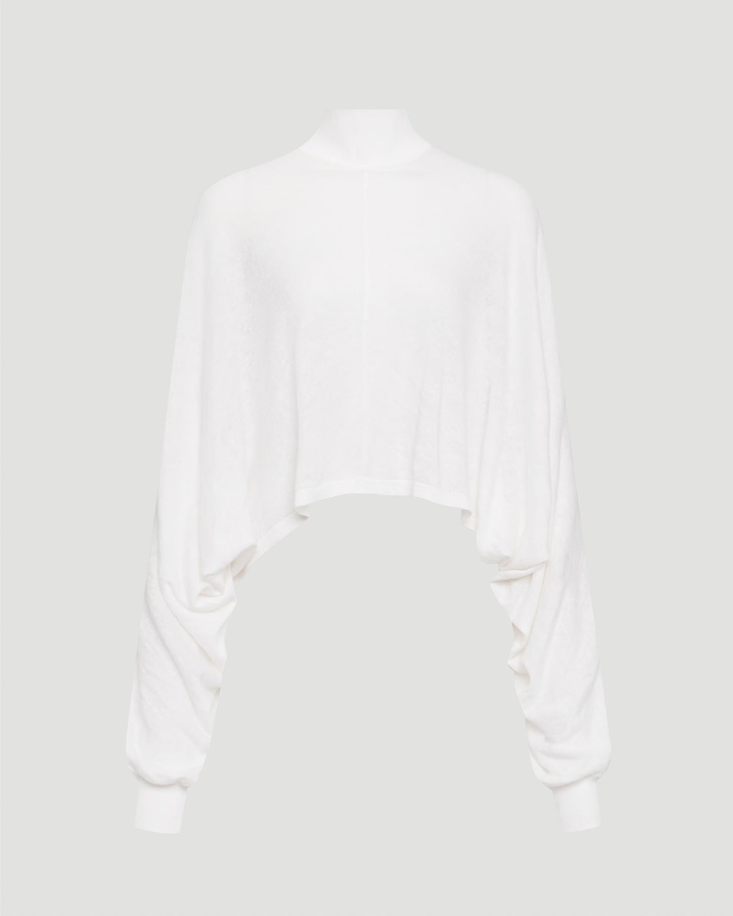 COTTON LINEN KNIT BARE BACK JUMPER