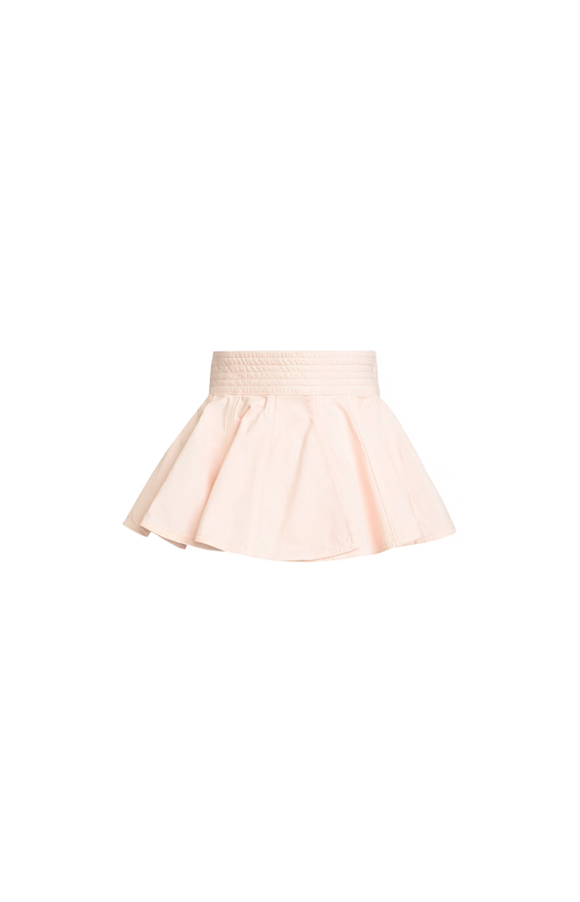 Denim Peplum Belt