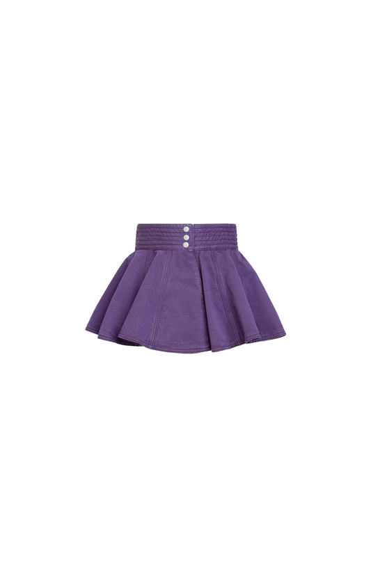 Denim Peplum Belt