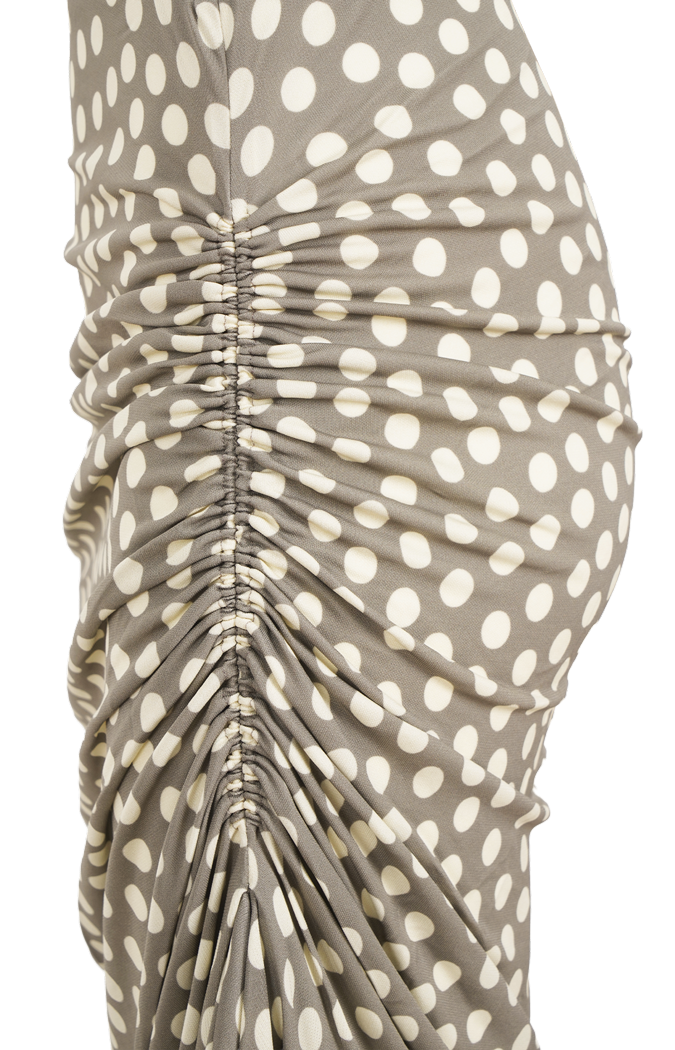 Polka Dots Gathered Skirt
