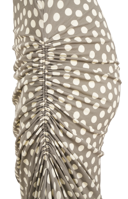 Polka Dots Gathered Skirt
