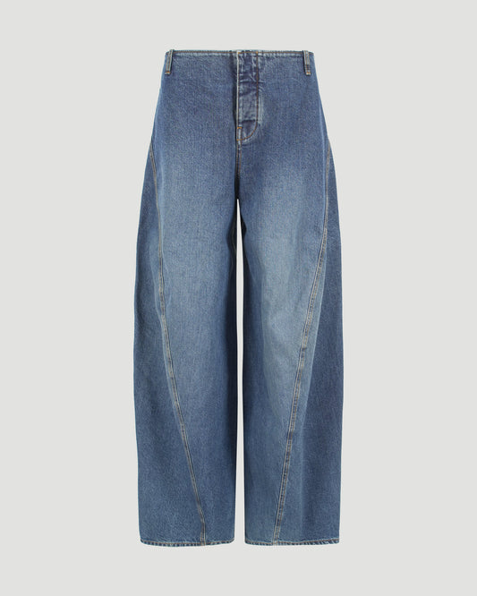 DENIM CARGO PANTS