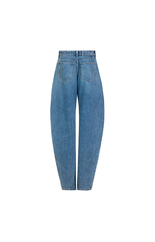 ROUND DENIM JEANS