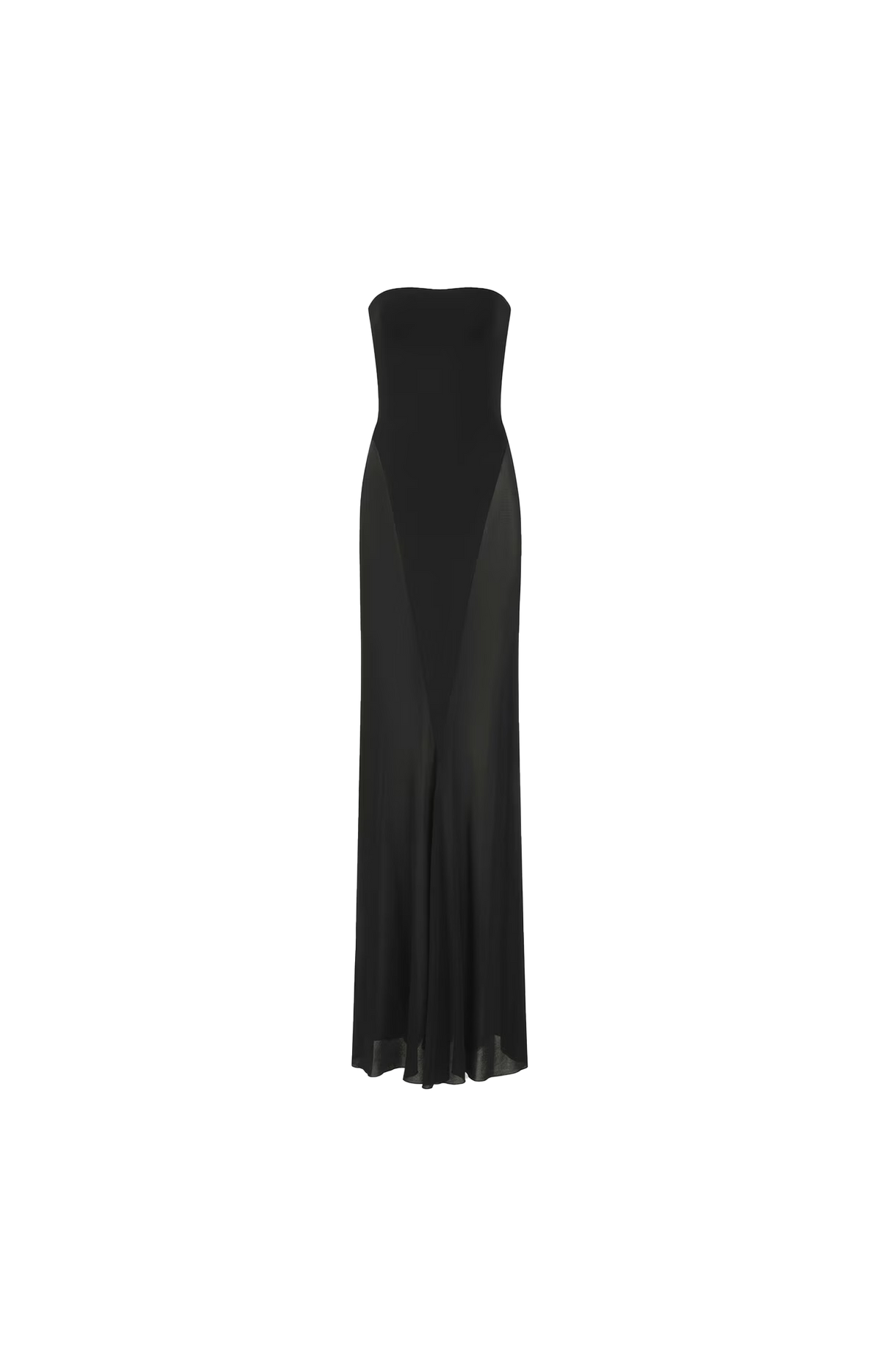 Jersey Bustier Dress in Black