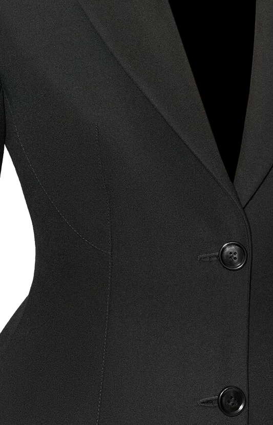 ALAÏA Light Wool Single-Breasted Jacket in Black — product photo 2