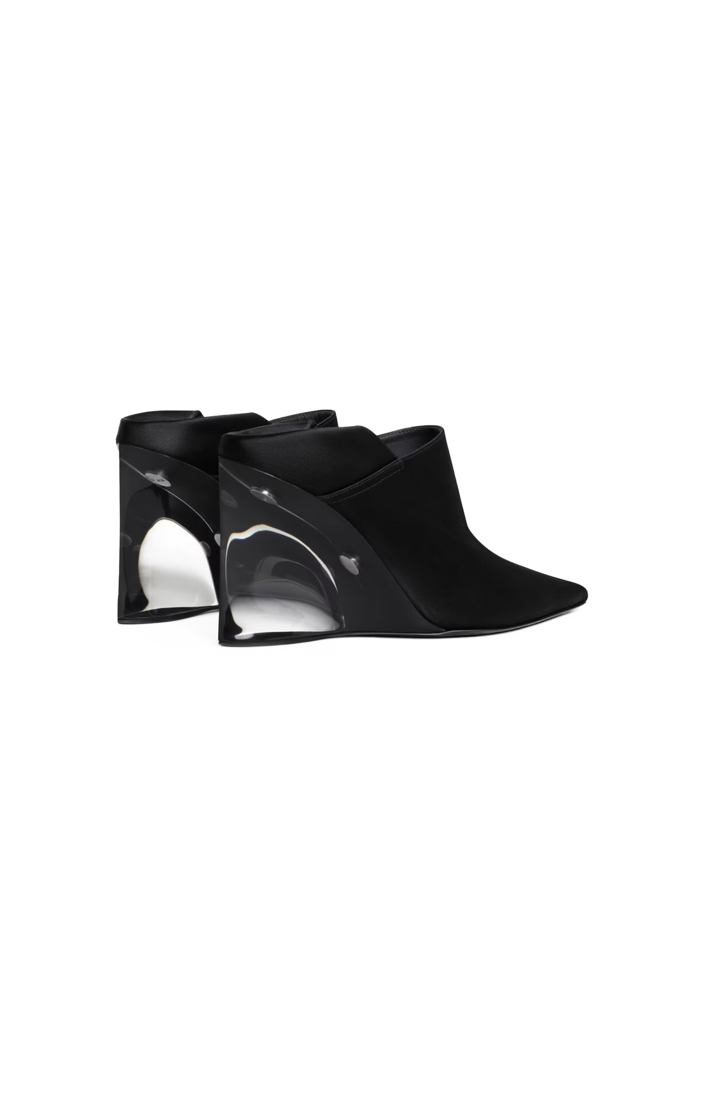 Black Invisible Mules