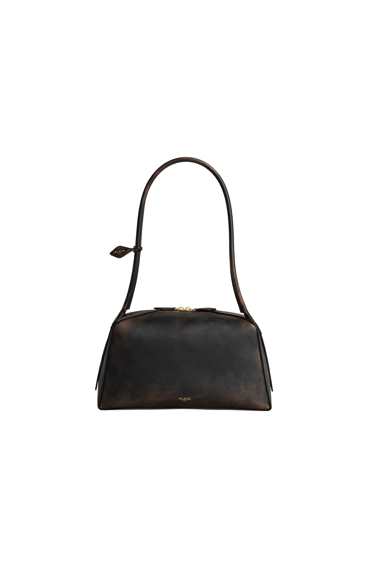 Le Bouledogue Bag in Aged Leather