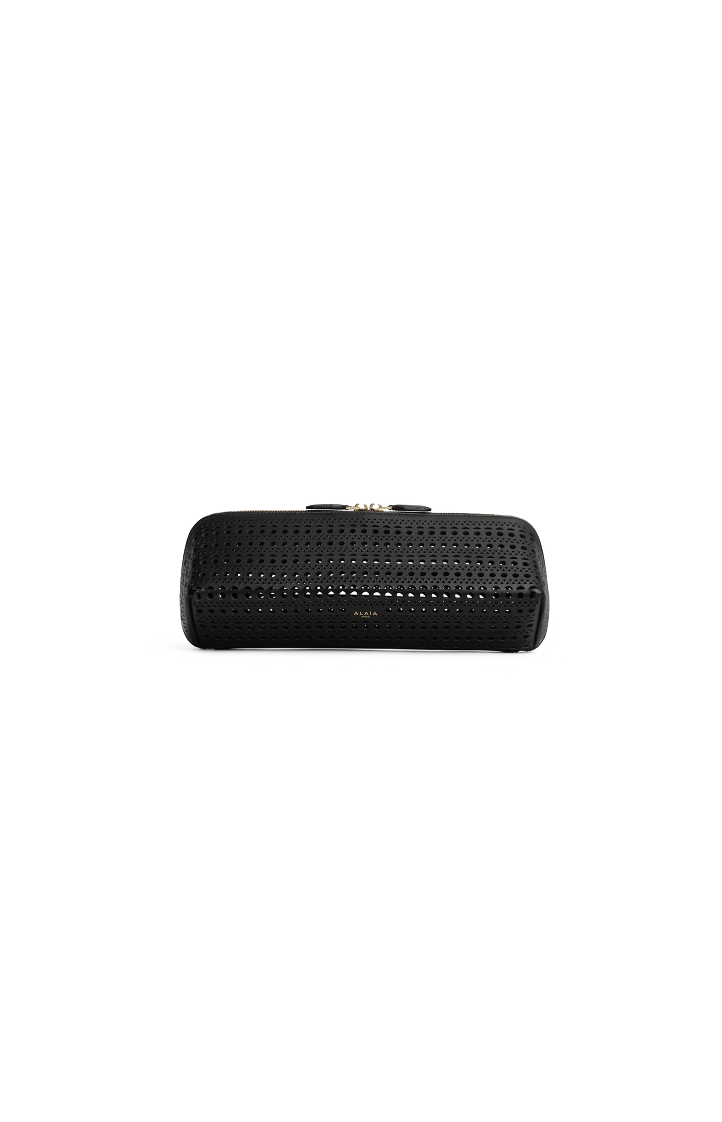 Delta Clutch in Perforated Vienne Calfskin