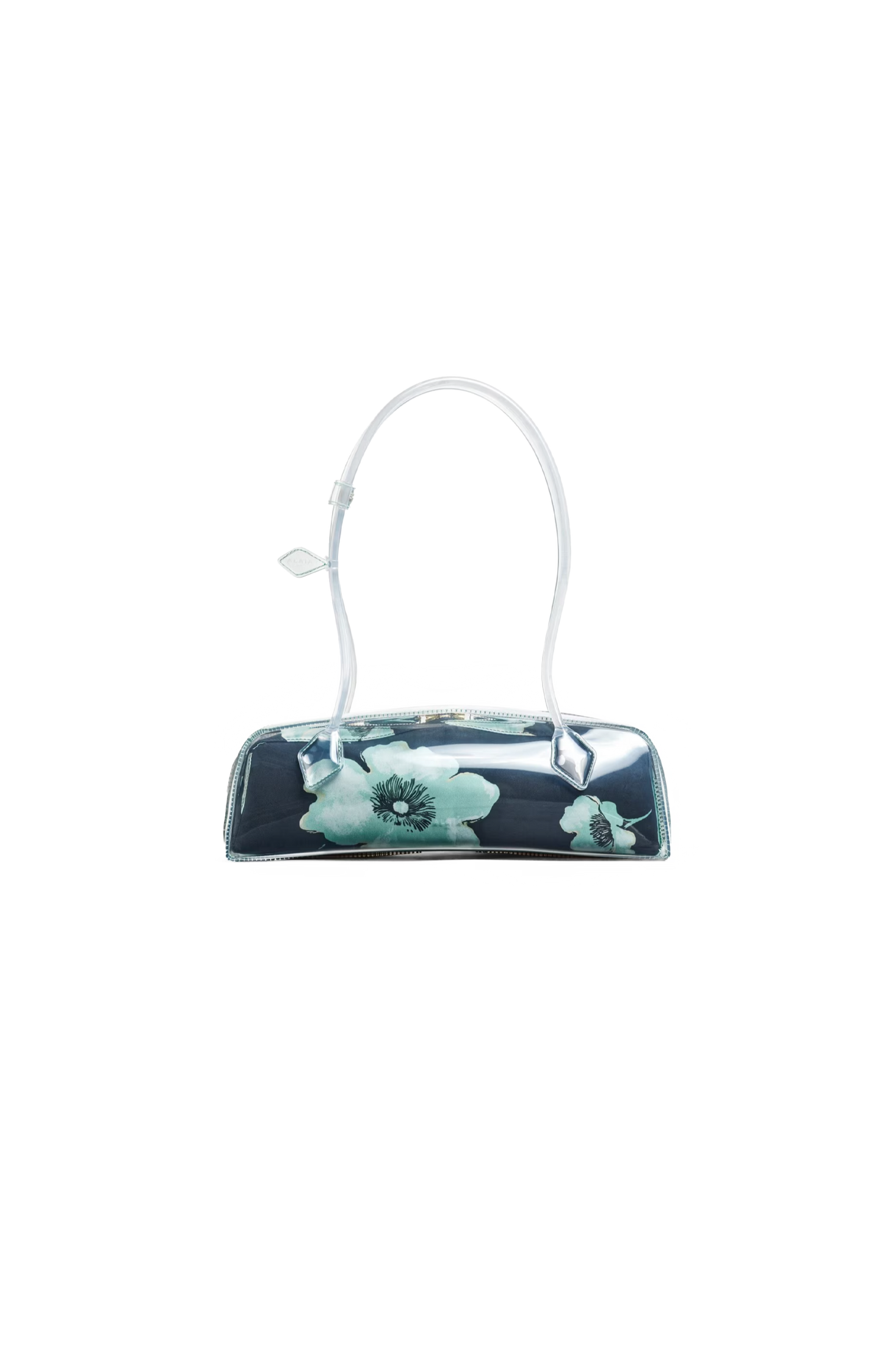 Le Teckel Medium Bag in Polyurethane and Floral Print