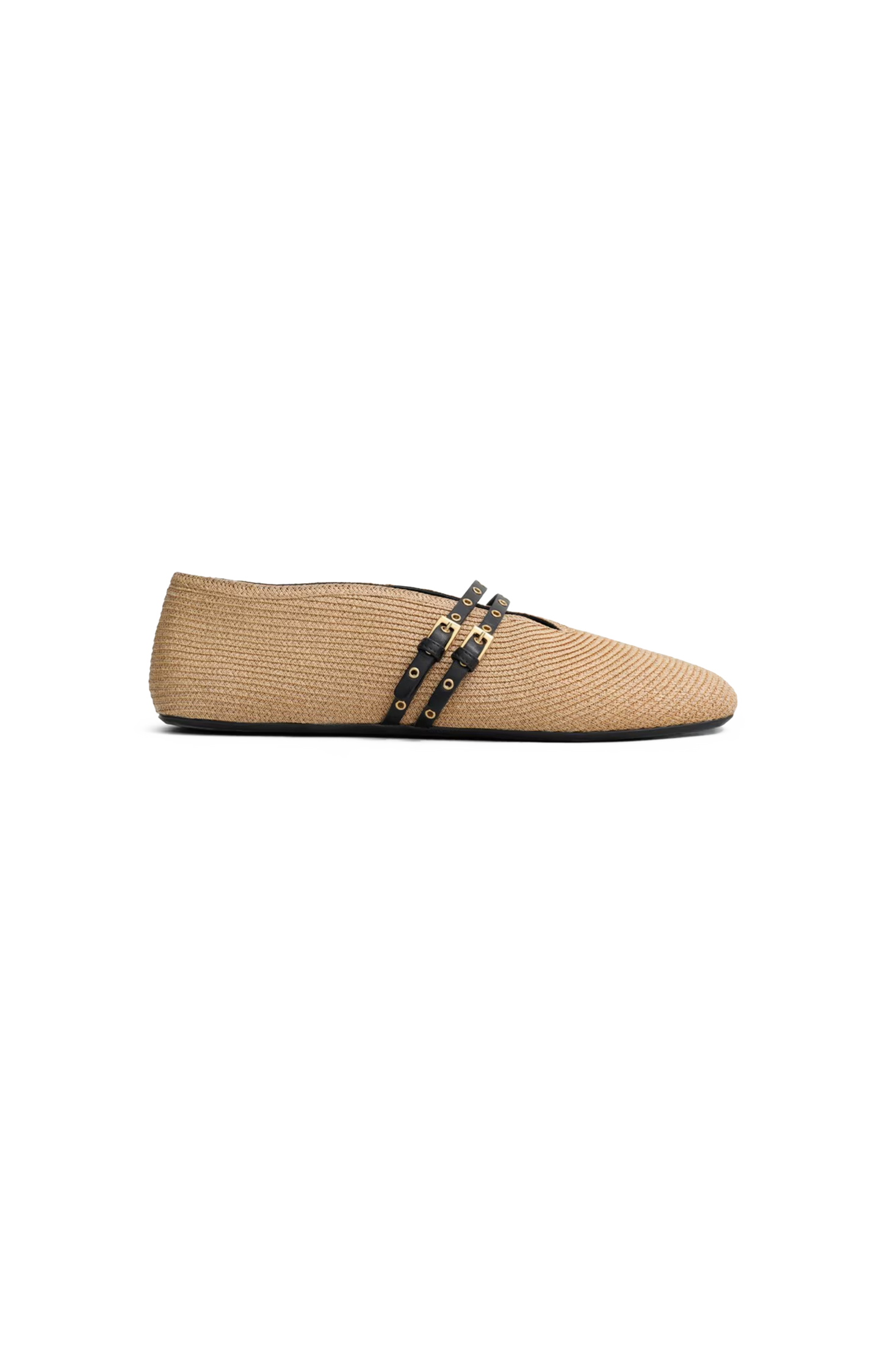 Ballet Flats in Paper Straw