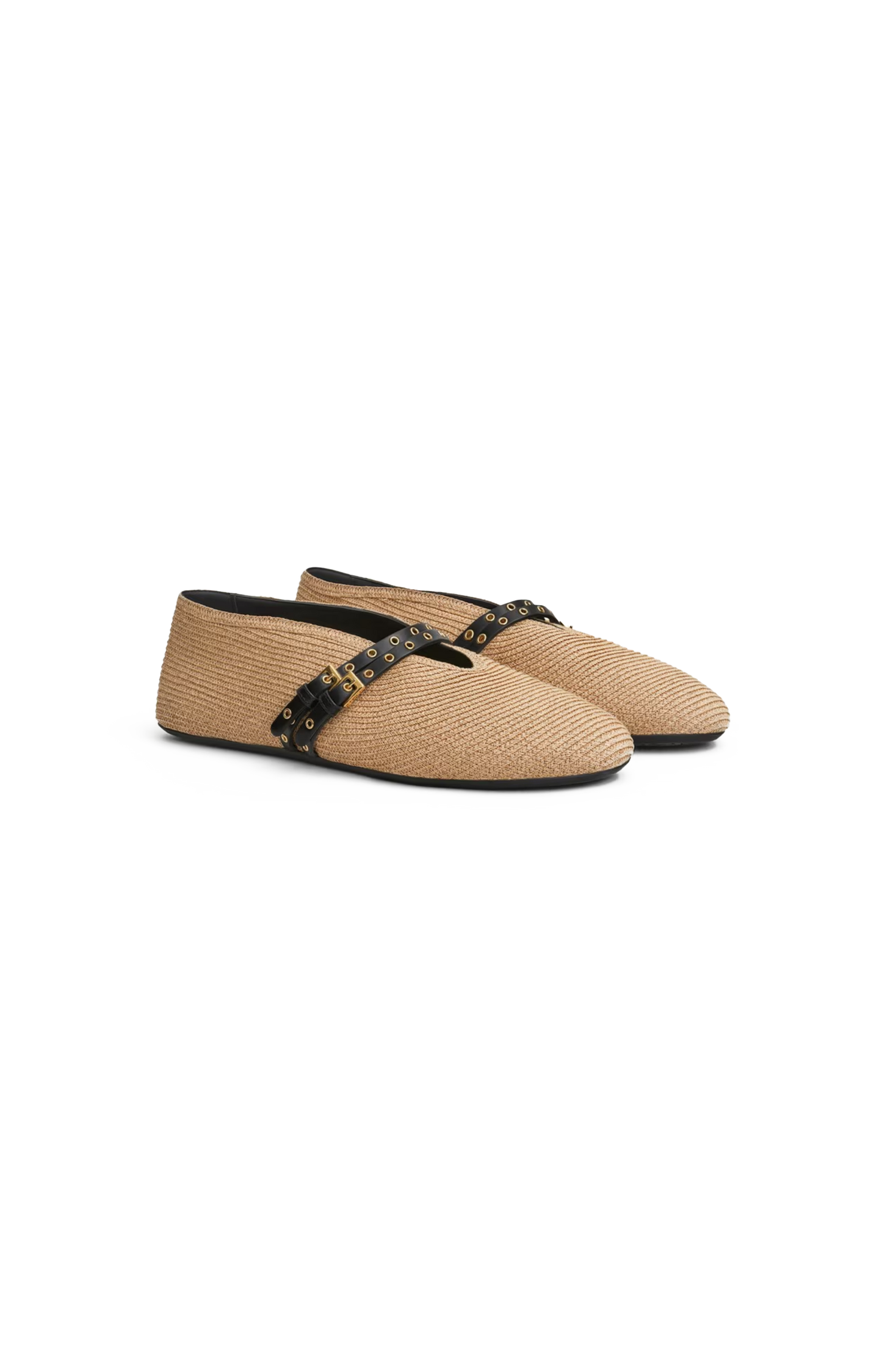 Ballet Flats in Paper Straw