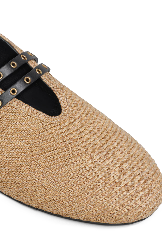 Ballet Flats in Paper Straw
