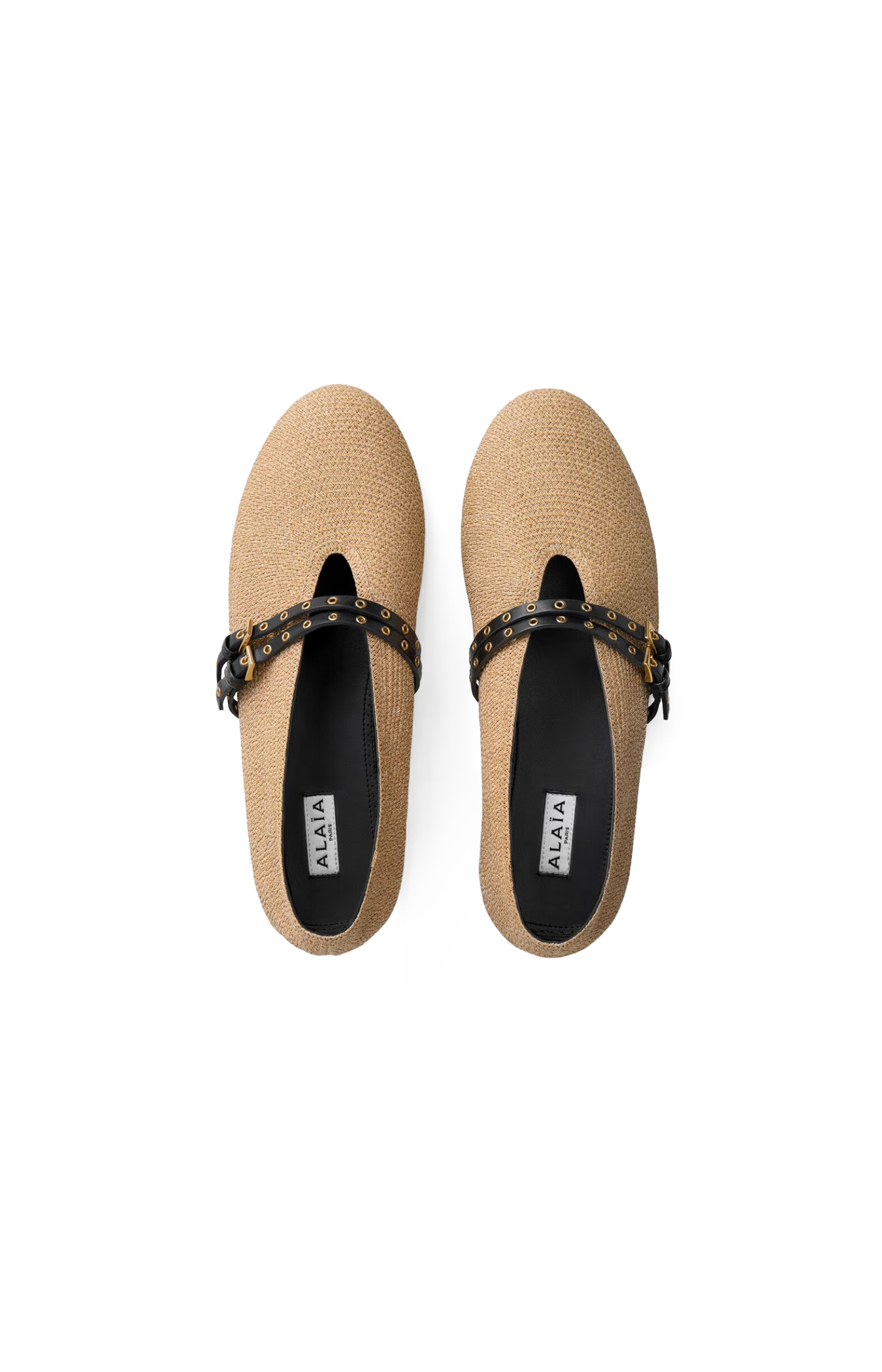 Ballet Flats in Paper Straw