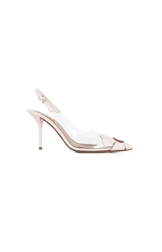 Alaïa Pale Pink Slingback Pumps