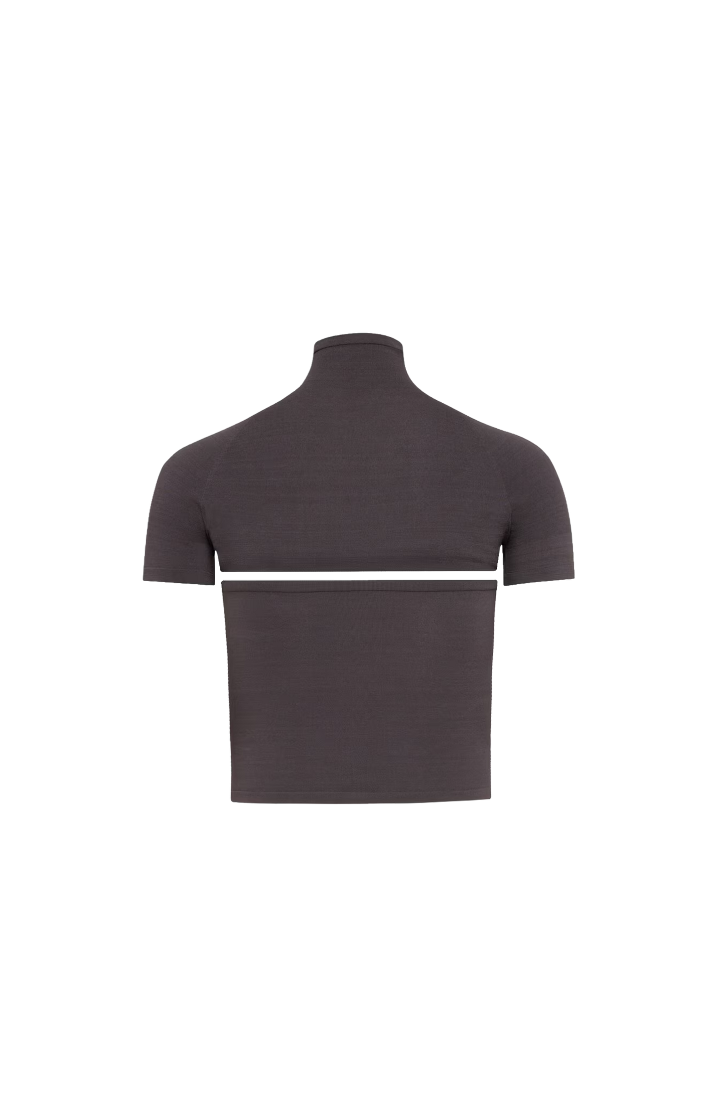 Second-Skin Knit Cut-Out Top