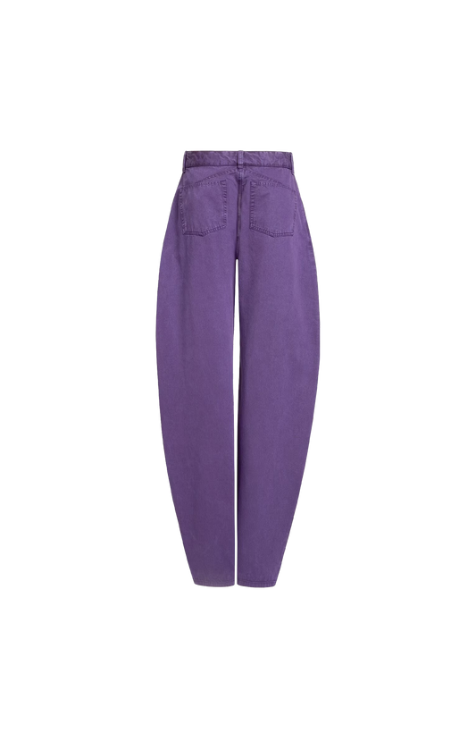 Alaïa Violet Round Denim Pant
