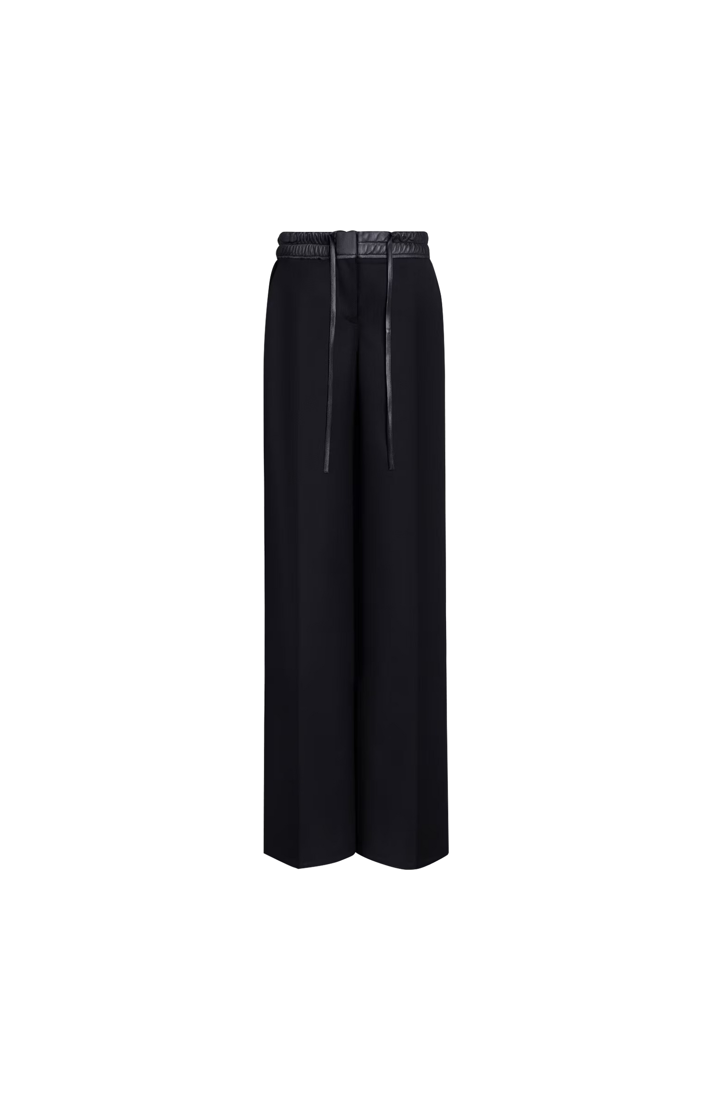 Black Tailored Virgin Wool Pants