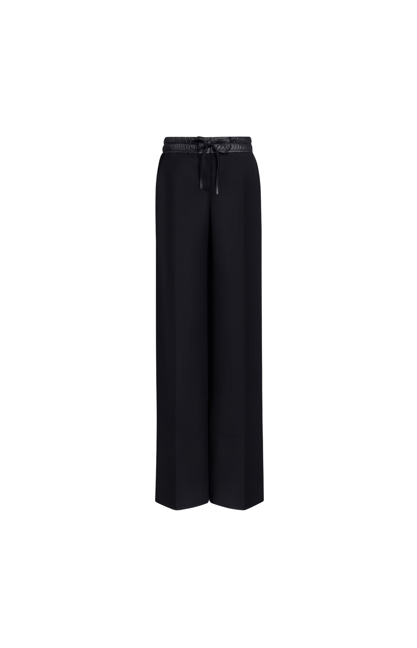 Black Tailored Virgin Wool Pants