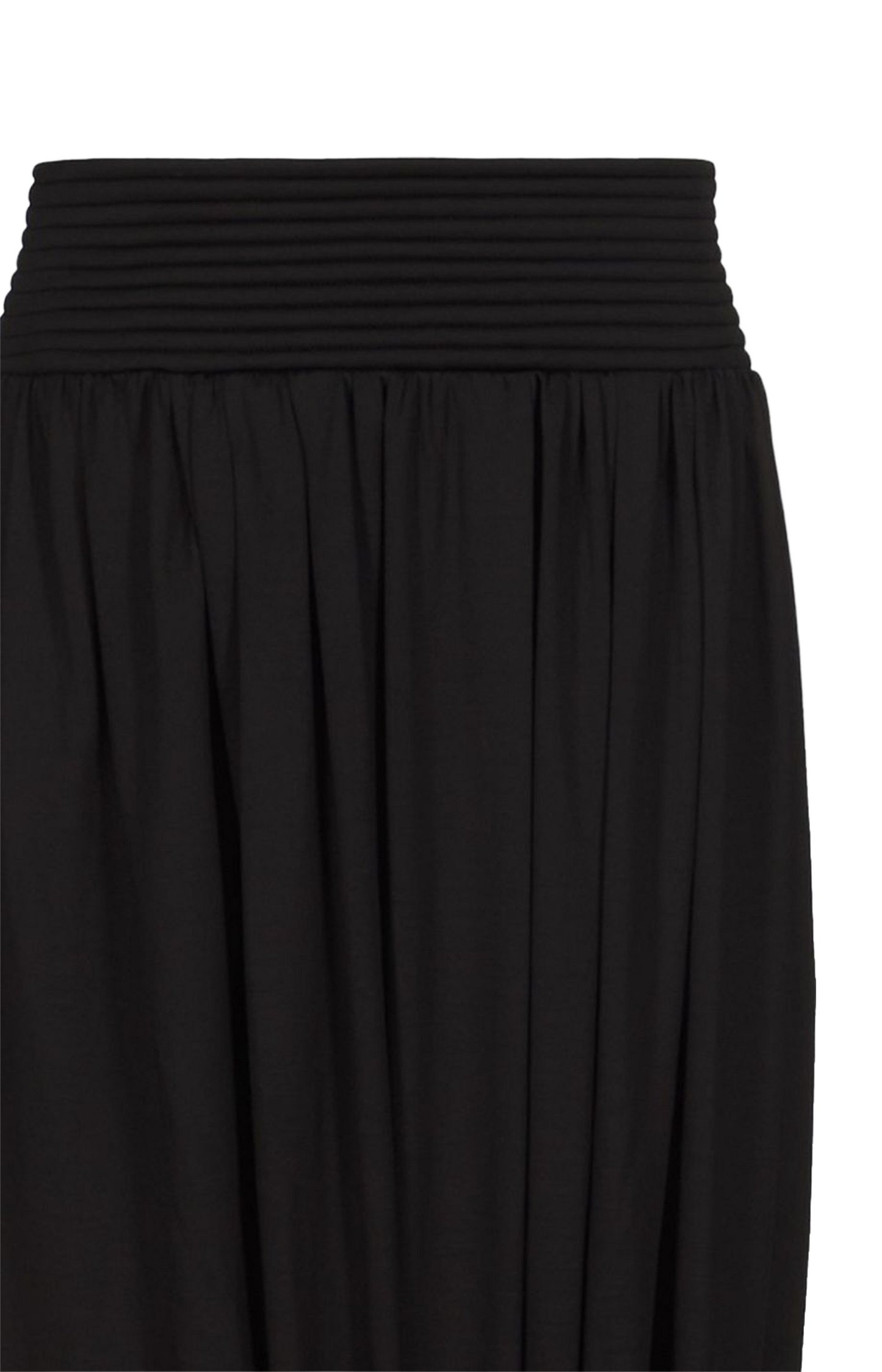 Cotton draped trousers