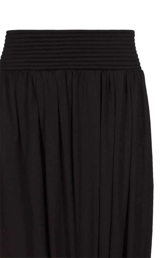 Cotton draped trousers