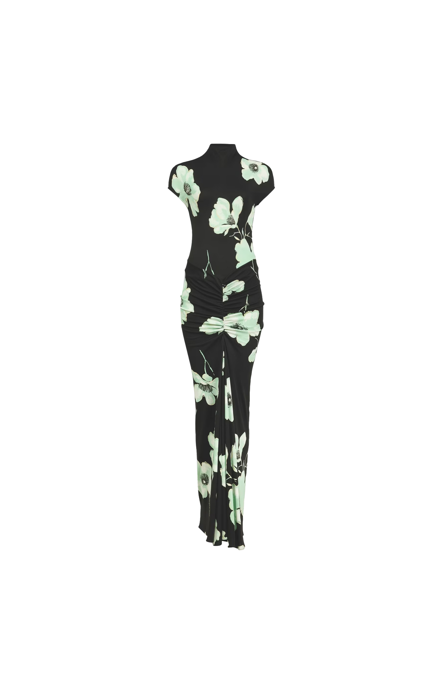 Alaïa Draped Printed Dress