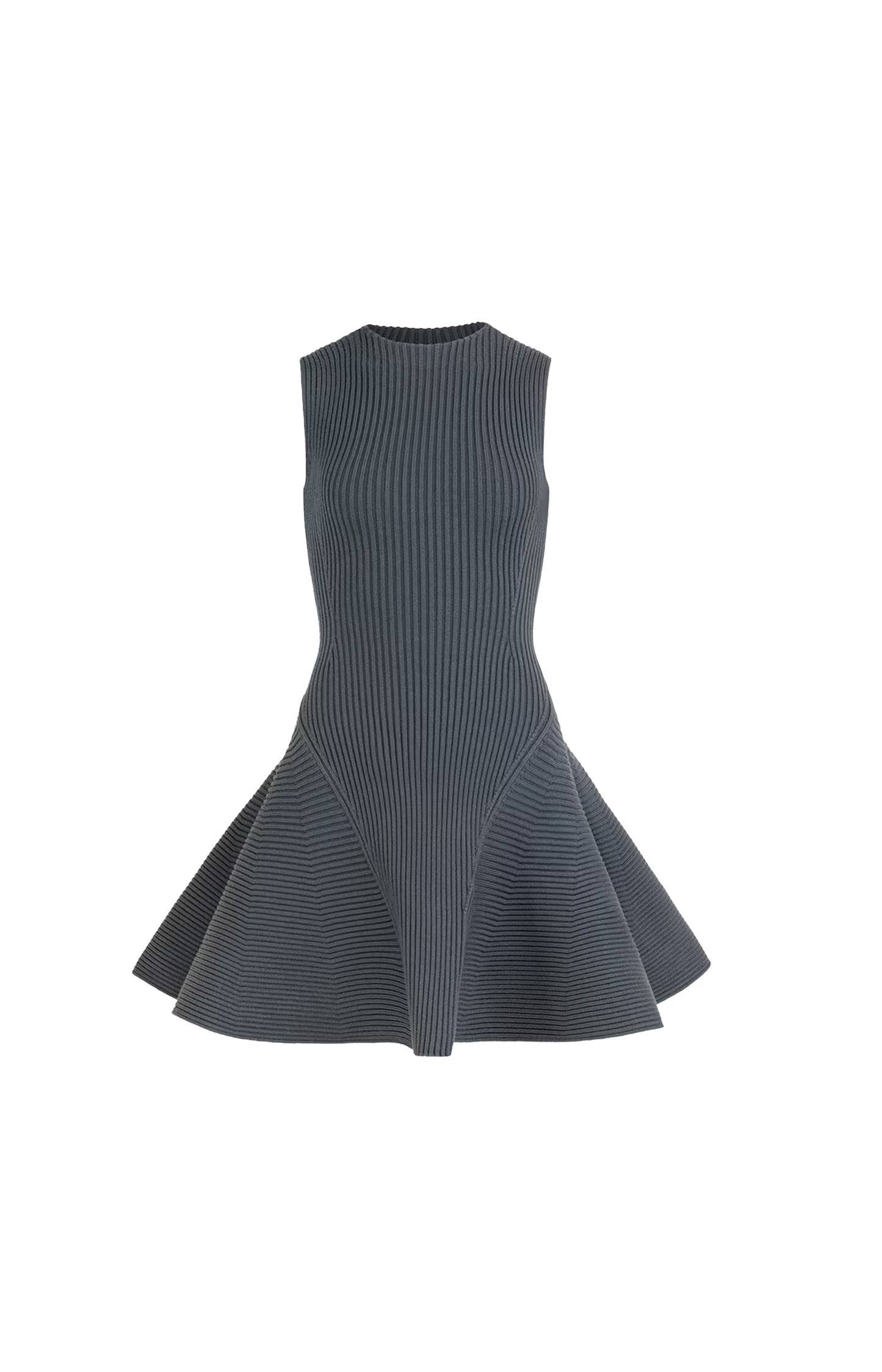 Ribbed Skater Dress