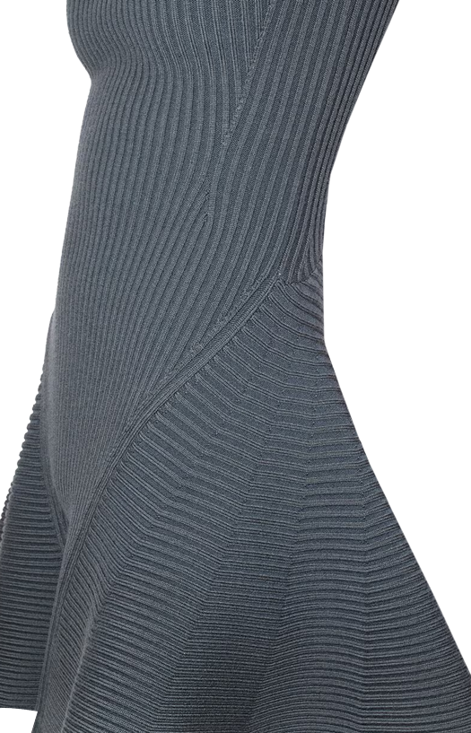 Ribbed Skater Dress