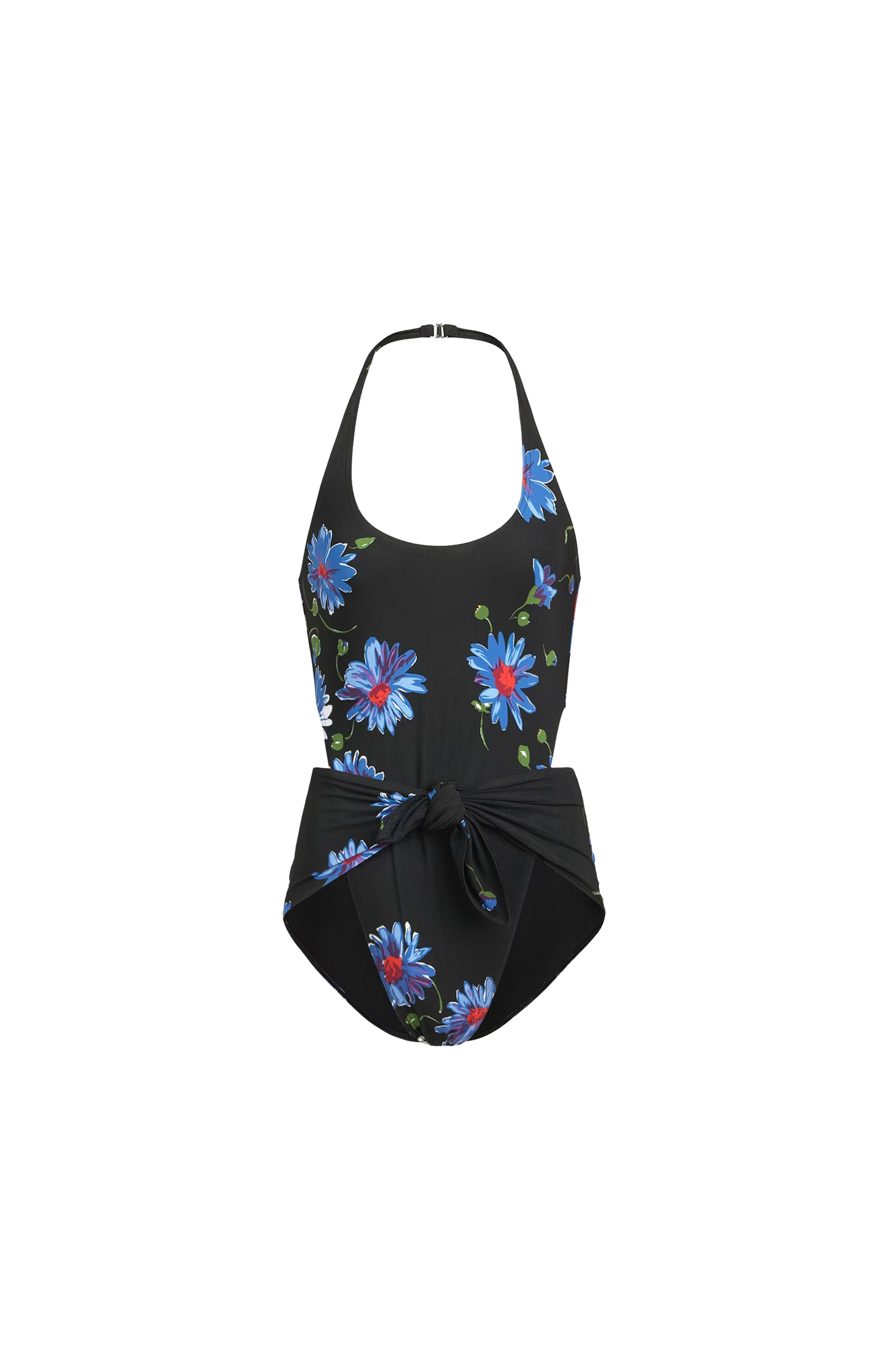 Alaïa Flower Print Knot Swimsuit