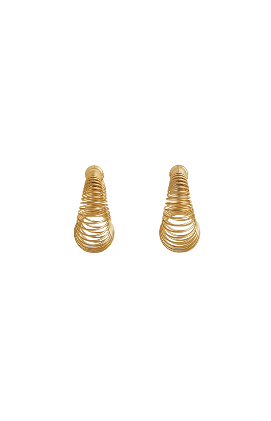 Small Spiral Hoops