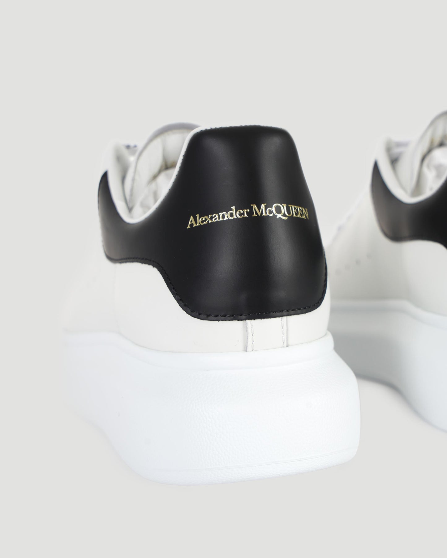 Oversized Sneaker in White and Black