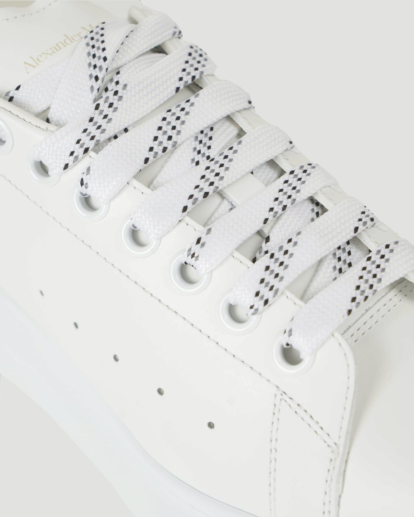 Oversized Sneaker in White and Black