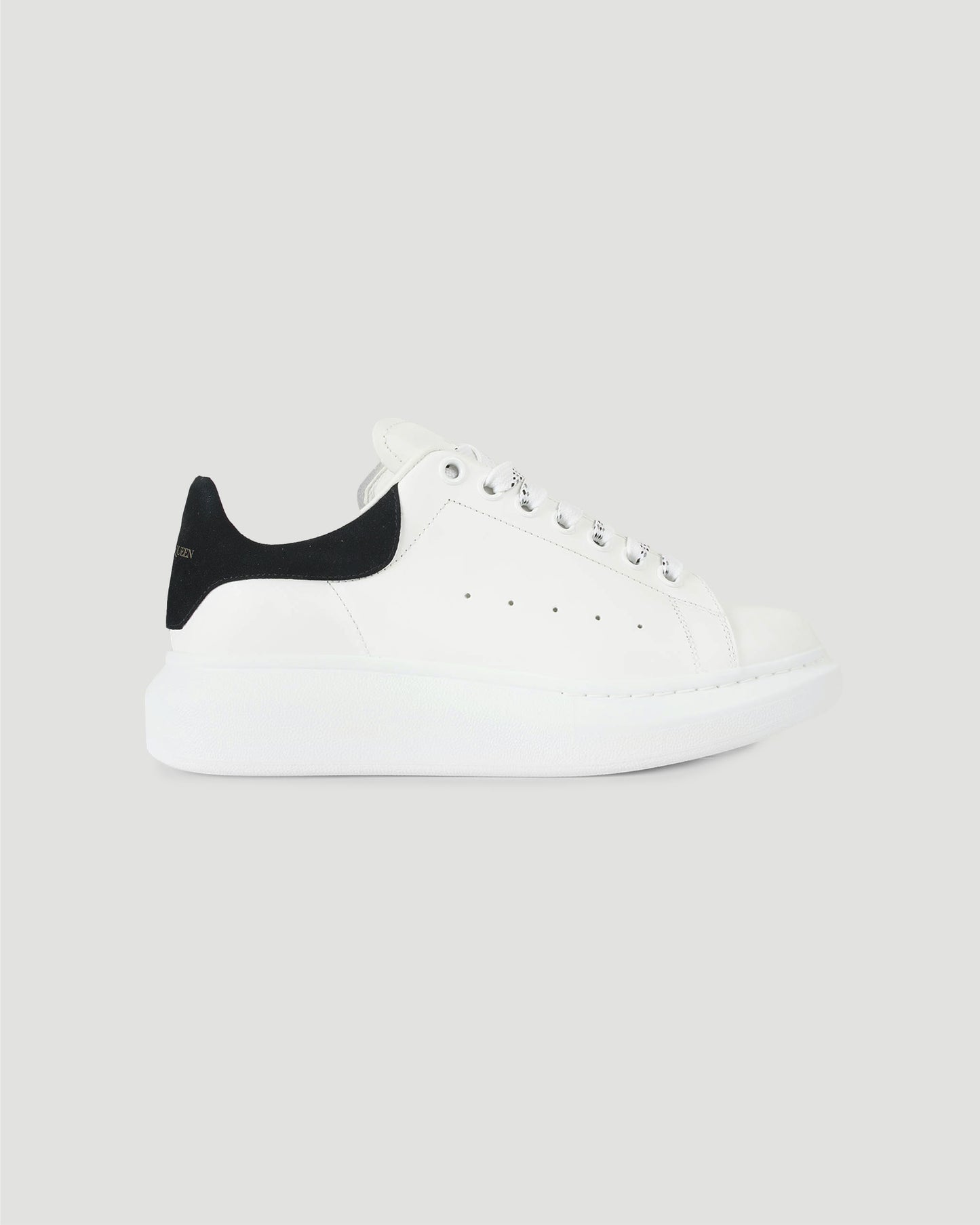 Oversized Sneaker in White and Black