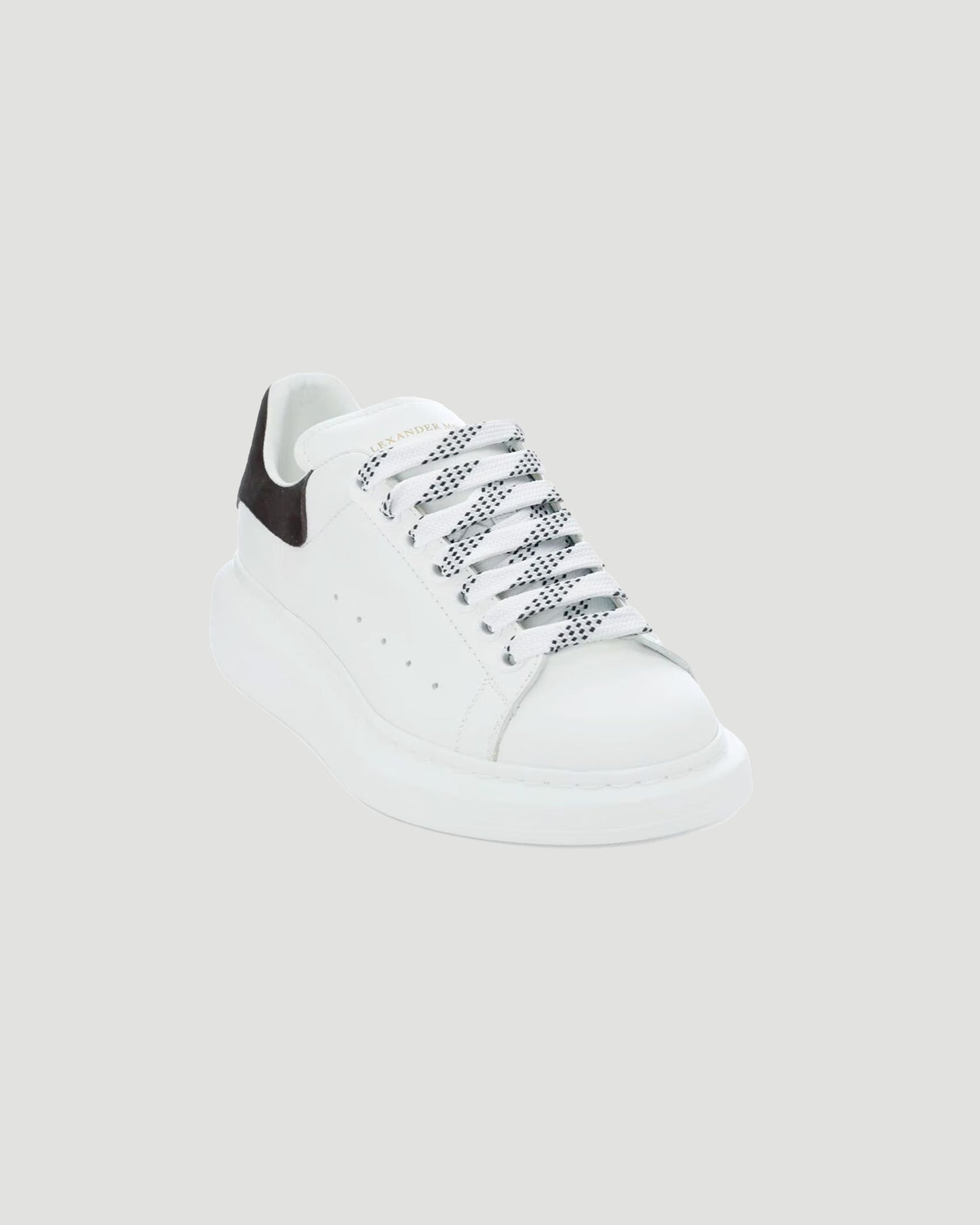 Oversized Sneaker in White and Black