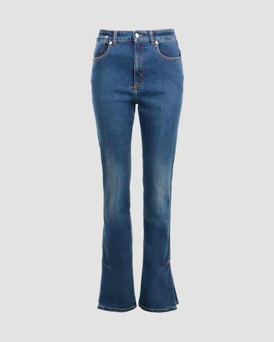 Narrow Bootcut Denim Trouser
