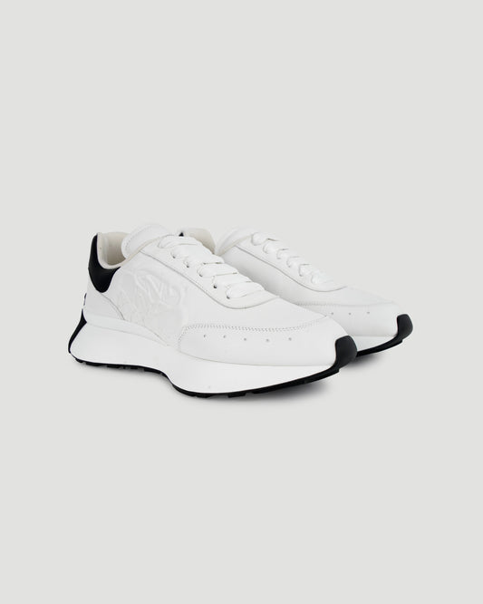 Sprint Runner in White and black