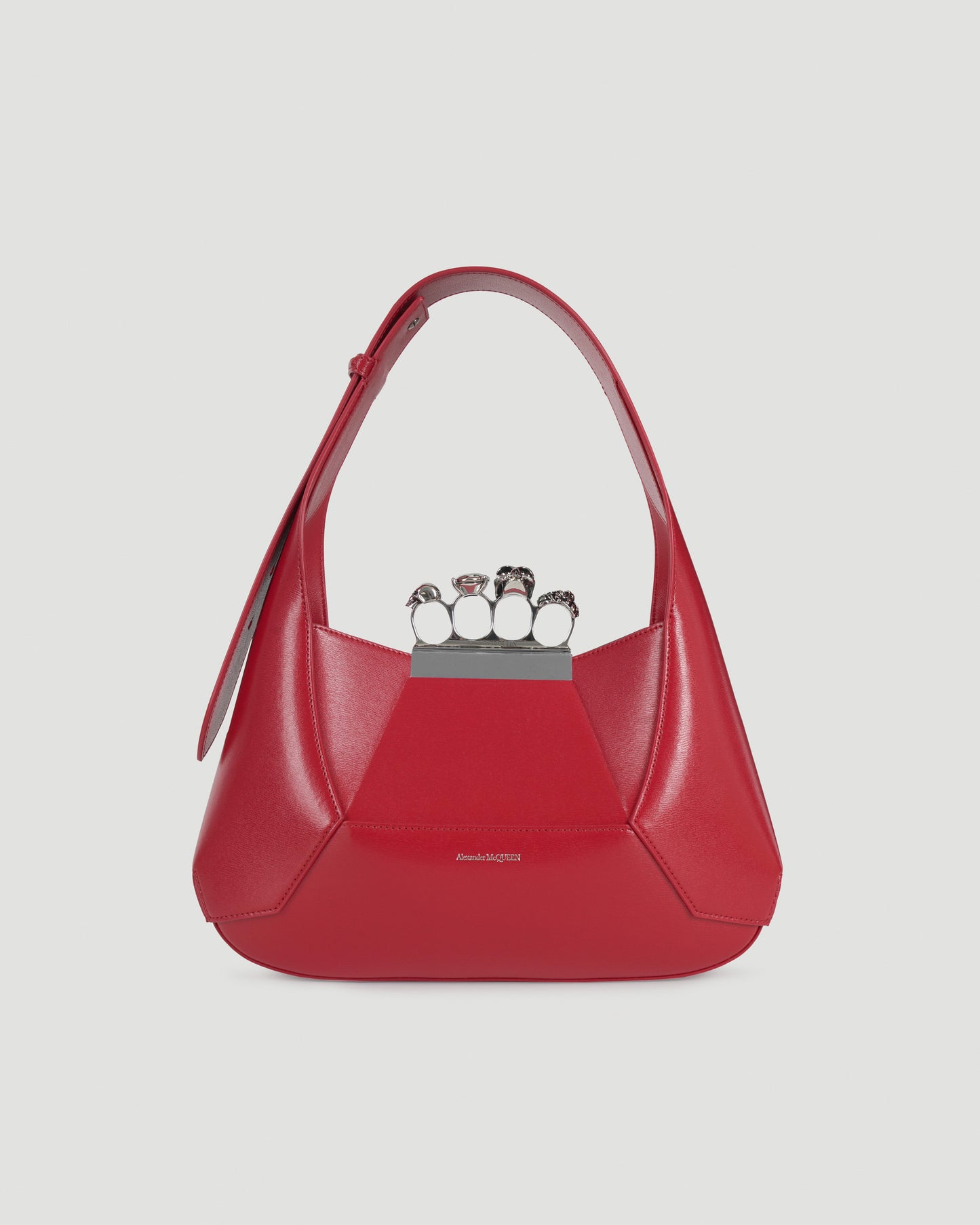 The Jewelled Hobo Bag in Welsh Red