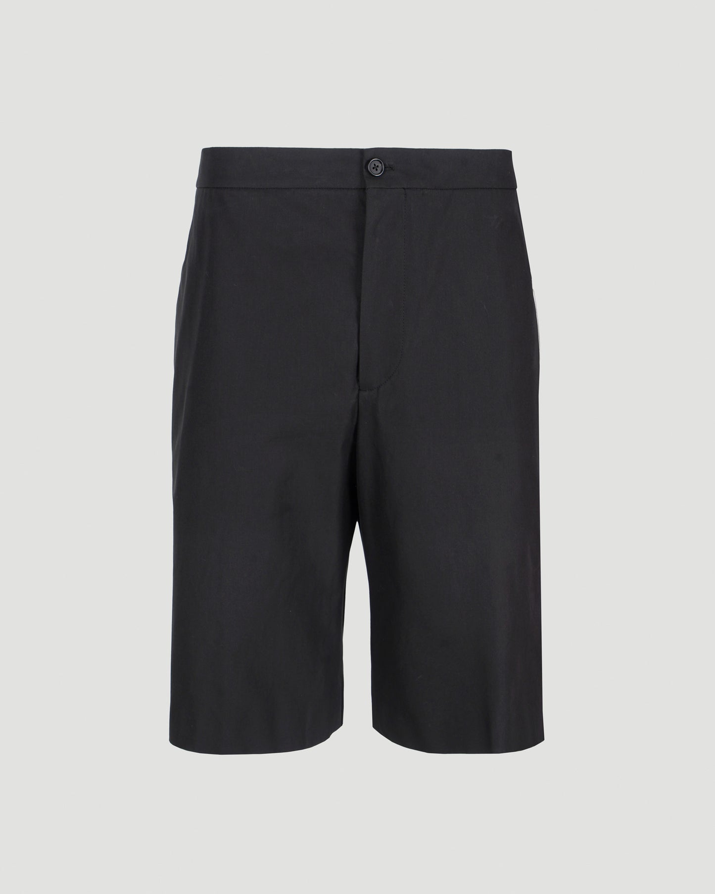 Cotton shorts in black